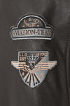 Men's Pilot Leather Jacket with Detachable Fur Collar