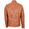 Men's Two Button Leather Blazer