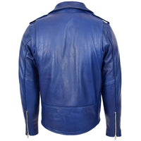 Men's Classic Brando Biker Leather Jacket