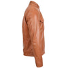 Men's Two Button Leather Blazer