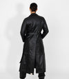 Women's Full Length Classic Leather Coat
