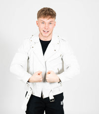 Men's Classic Brando Biker Leather Jacket