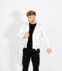 Men's Classic Brando Biker Leather Jacket