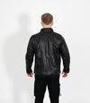 Tony 999 - Men's Mandarin Collar Leather Jacket