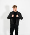 Men's Mandarin Collar Leather Jacket