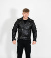 Men's Classic Brando Biker Leather Jacket