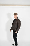Men's Classic Brando Biker Leather Jacket