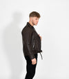 Men's Classic Brando Biker Leather Jacket