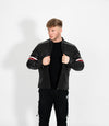 Men's Real Leather Biker Style Racer Jacket