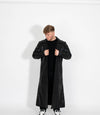 Men's Classic Full Length Leather Coat