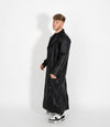 Men's Classic Full Length Leather Coat