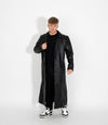 Men's Classic Full Length Leather Coat