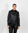 Women's Brando Style Biker Jacket