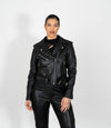 Women's Brando Style Biker Jacket