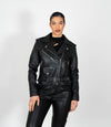 Women's Brando Style Biker Jacket