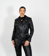 Women's Brando Style Biker Jacket