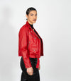 Women's Brando Style Biker Jacket