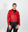 Women's Brando Style Biker Jacket