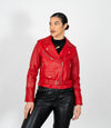 Women's Brando Style Biker Jacket