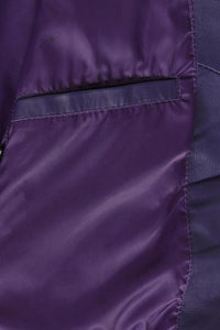 Women's Biker Style Cross Zip Leather Jacket